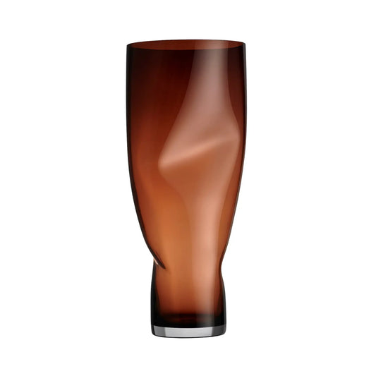 Orrefors, Squeeze Vas 50 cm, Sunset Brown-Silvra Home