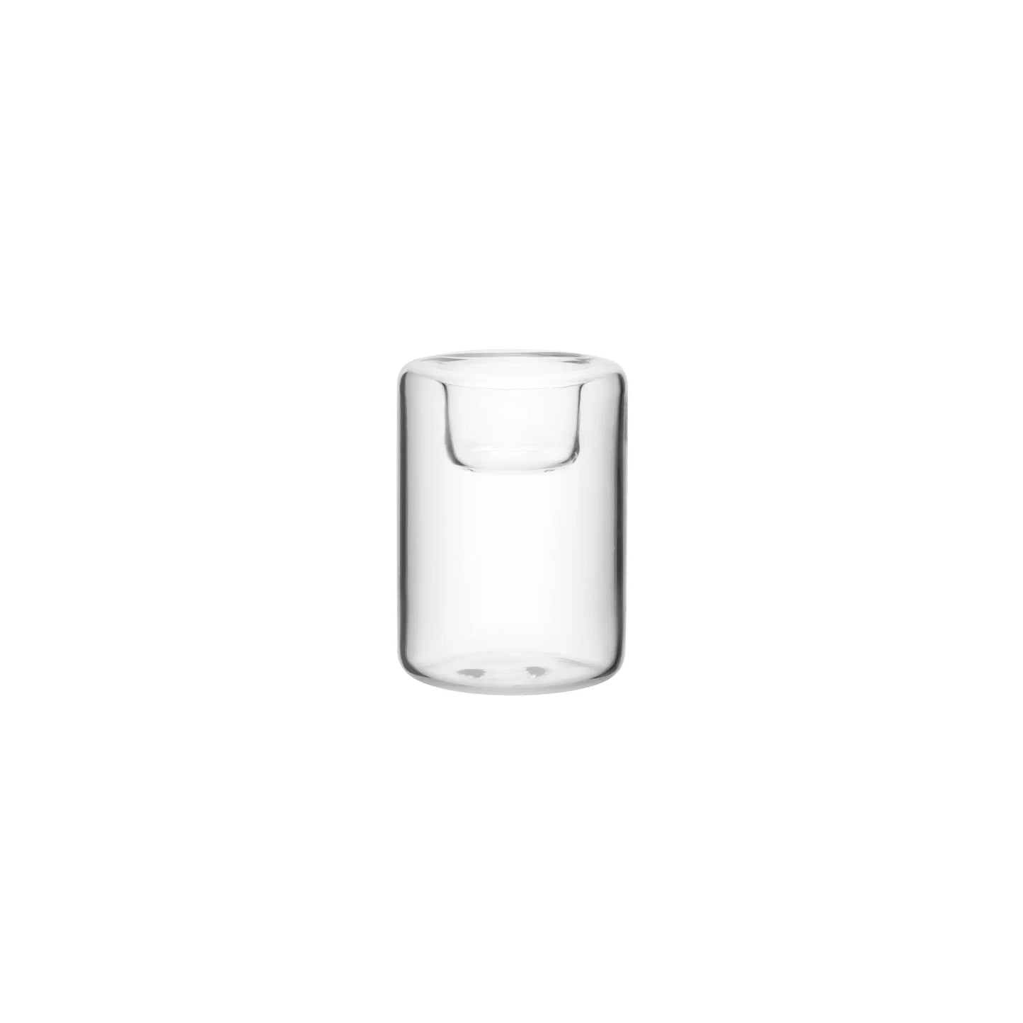 Kosta Boda, Happy Ljuslykta 3-pack 6,8, 10,5, 15 cm, Klar-Silvra Home