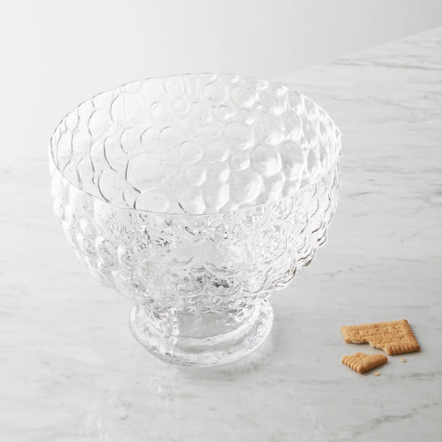 Kosta Boda, Moss Skål 19 cm, Klar-Silvra Home