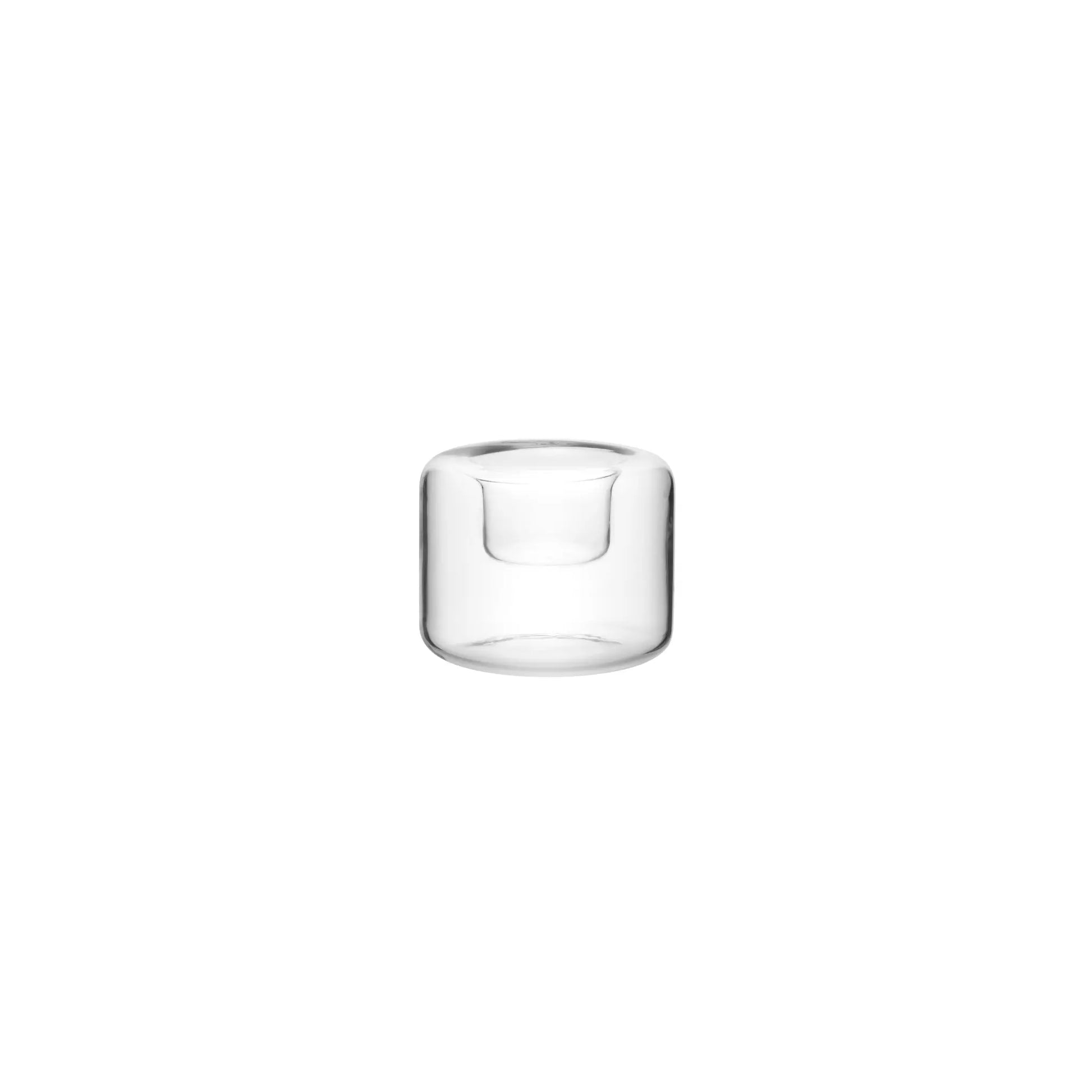 Kosta Boda, Happy Ljuslykta 3-pack 6,8, 10,5, 15 cm, Klar-Silvra Home