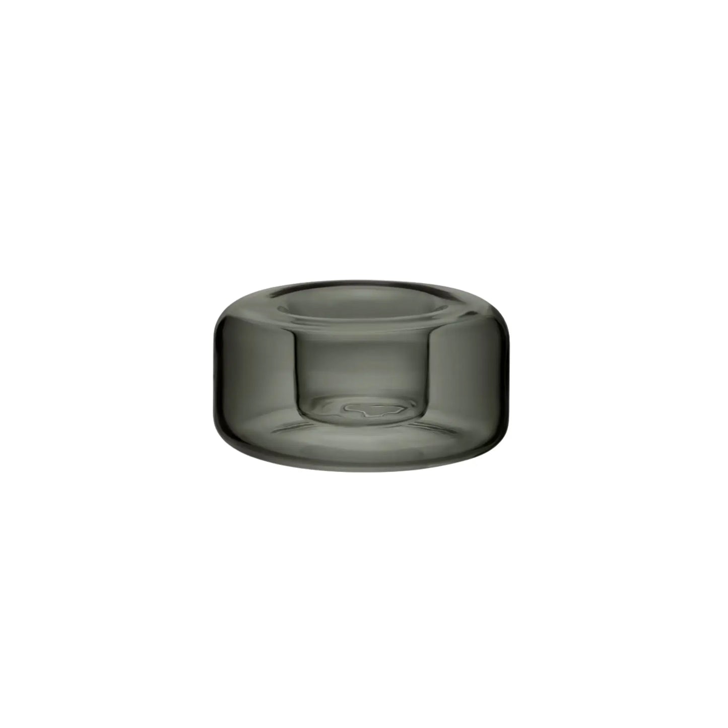 Kosta Boda, Happy Ljuslykta 4,7 cm, Antracit-Silvra Home