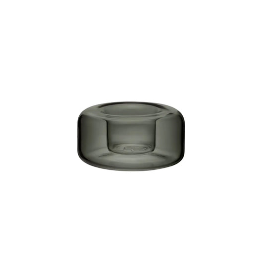 Kosta Boda, Happy Ljuslykta 4,7 cm, Antracit-Silvra Home