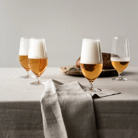 Orrefors, Beer Lager Ölglas 4-Pack 60 cl, Klar-Silvra Home