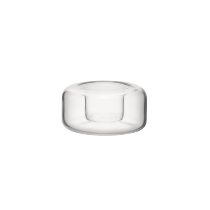 Kosta Boda, Happy Ljuslykta 4.7 cm, Klar-Silvra Home