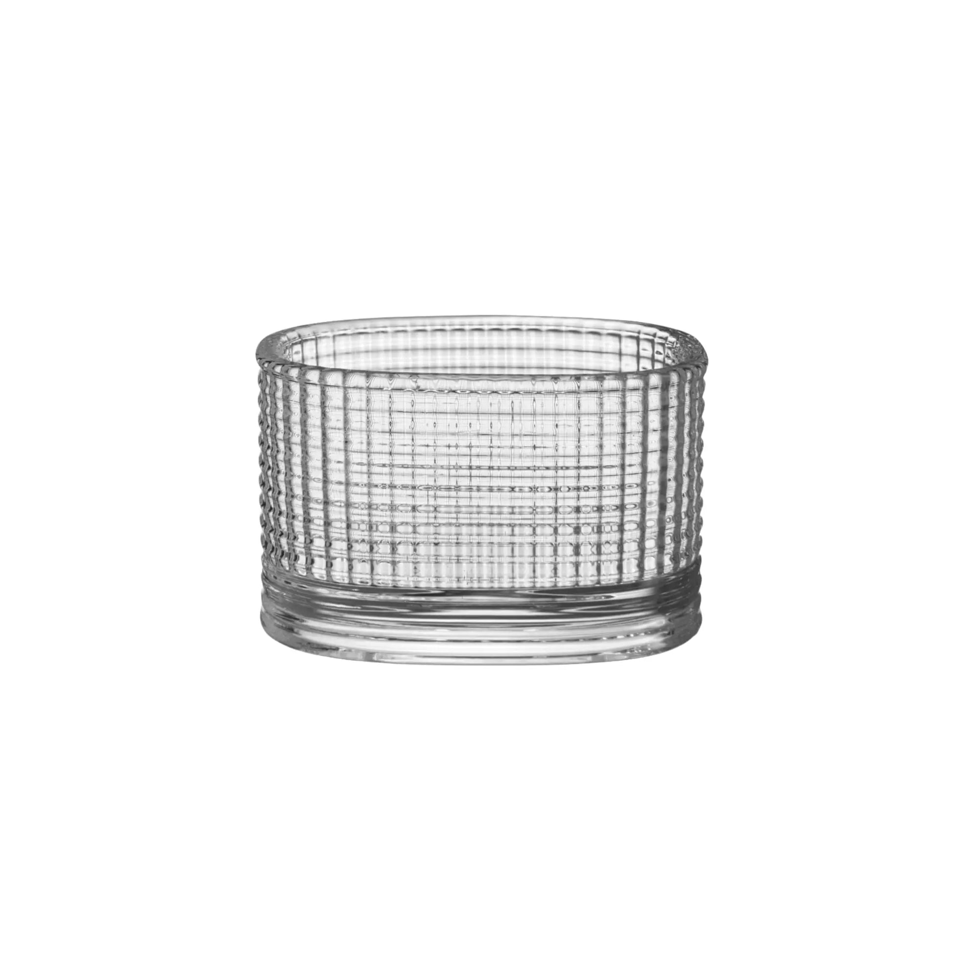 Orrefors, Magica Ljuslykta Super Ellipse 5 cm, Klar-Silvra Home