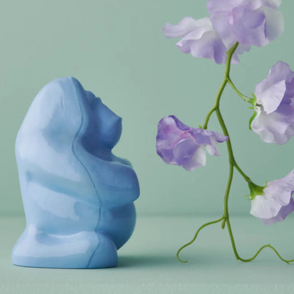 Kosta Boda, Gabba Gabba Hey 12 cm, Aloha Blue-Silvra Home