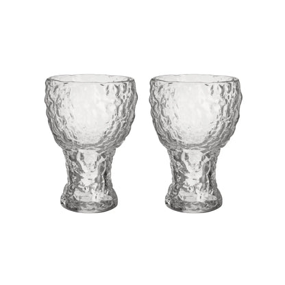 Kosta Boda, Moss Highball Glas 42cl 2-pack, Klar-Silvra Home