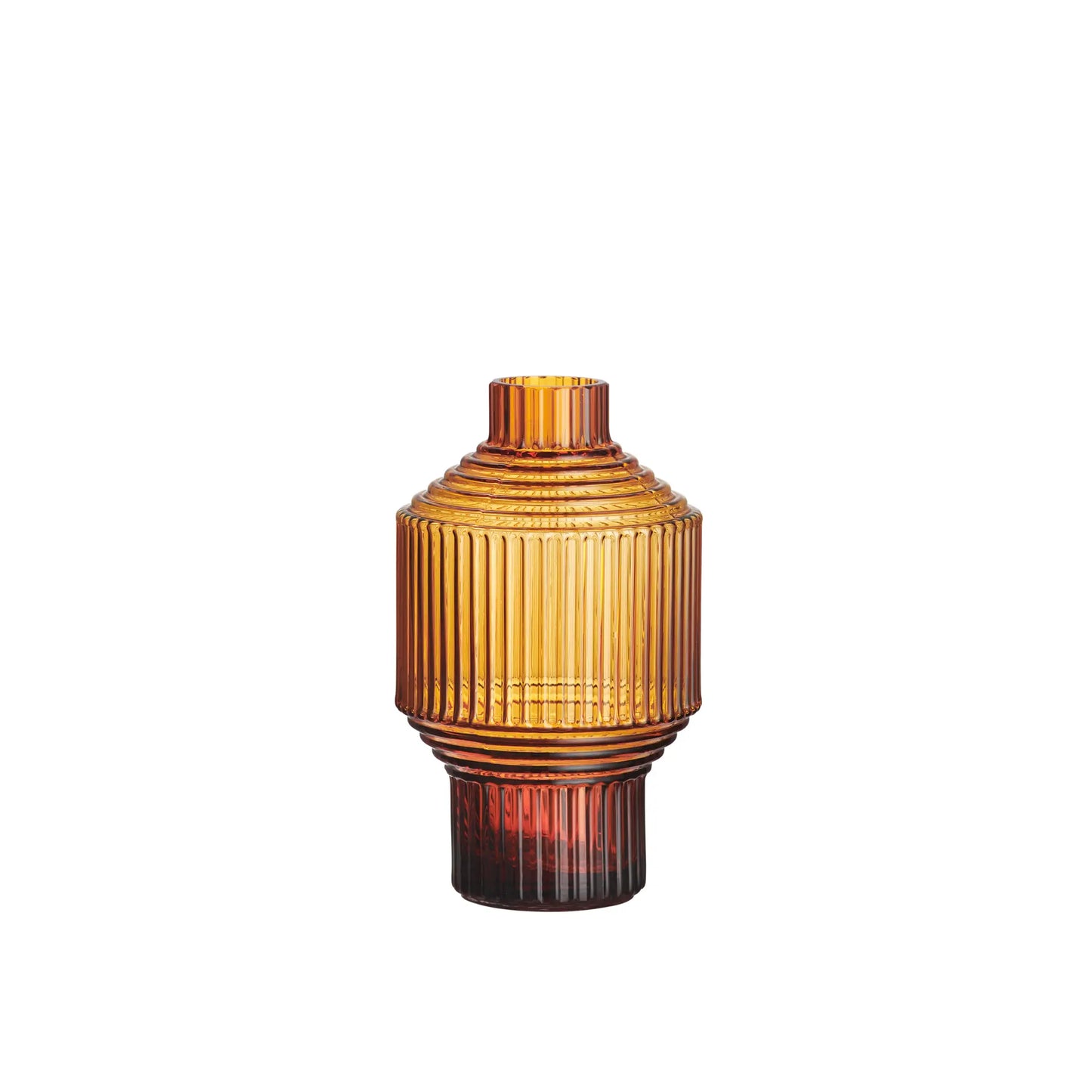 Kosta Boda, Pavilion Vas 13,4 cm, Mörk Bärnsten-Silvra Home