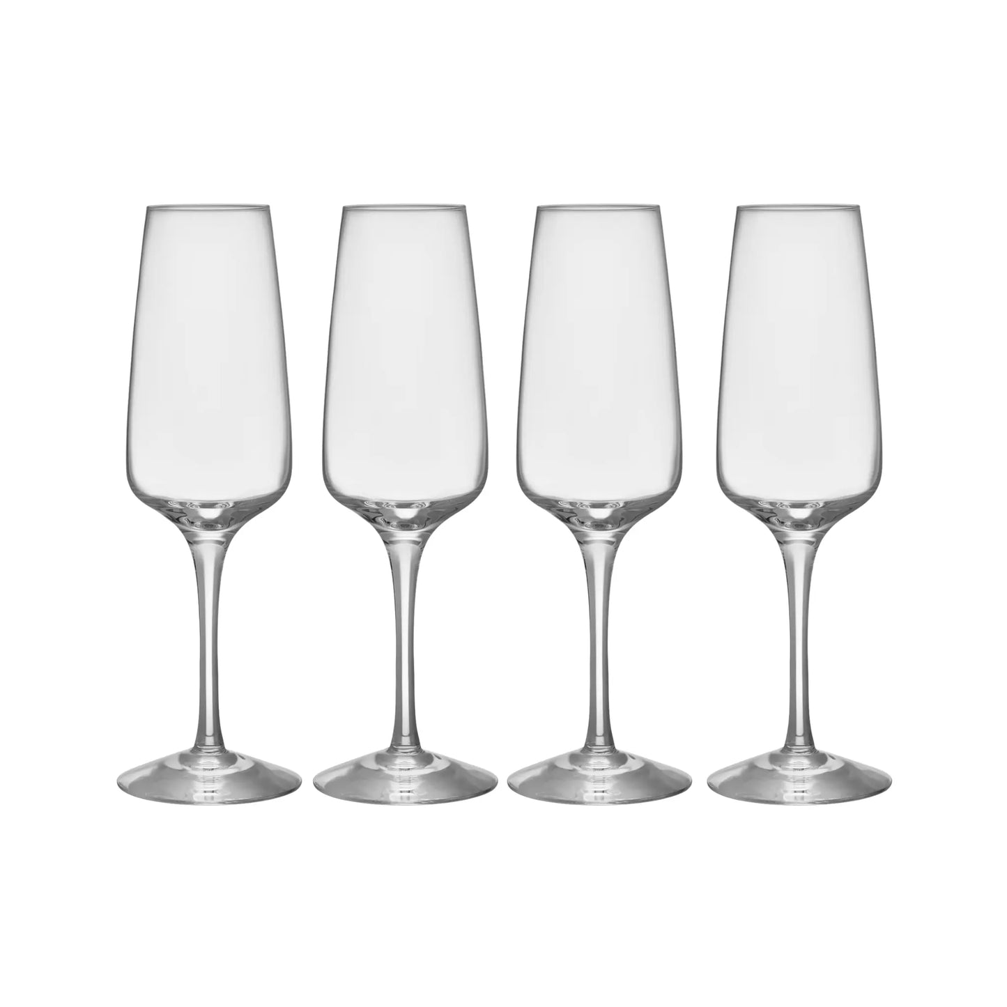 Orrefors, Pulse Champagneglas 28 cl 4-Pack, Klar-Silvra Home