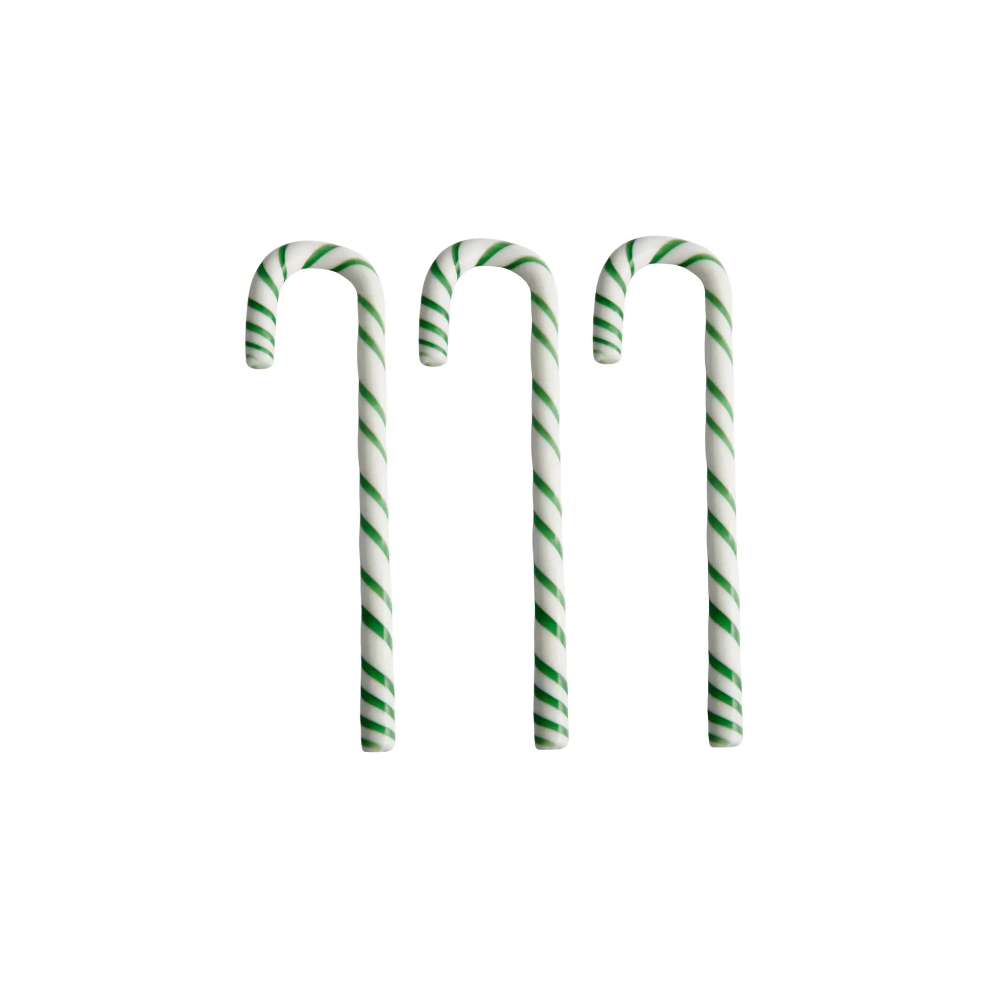 Kosta Boda, Polka Candy Cane Vit/grön 3-Pack-Silvra Home