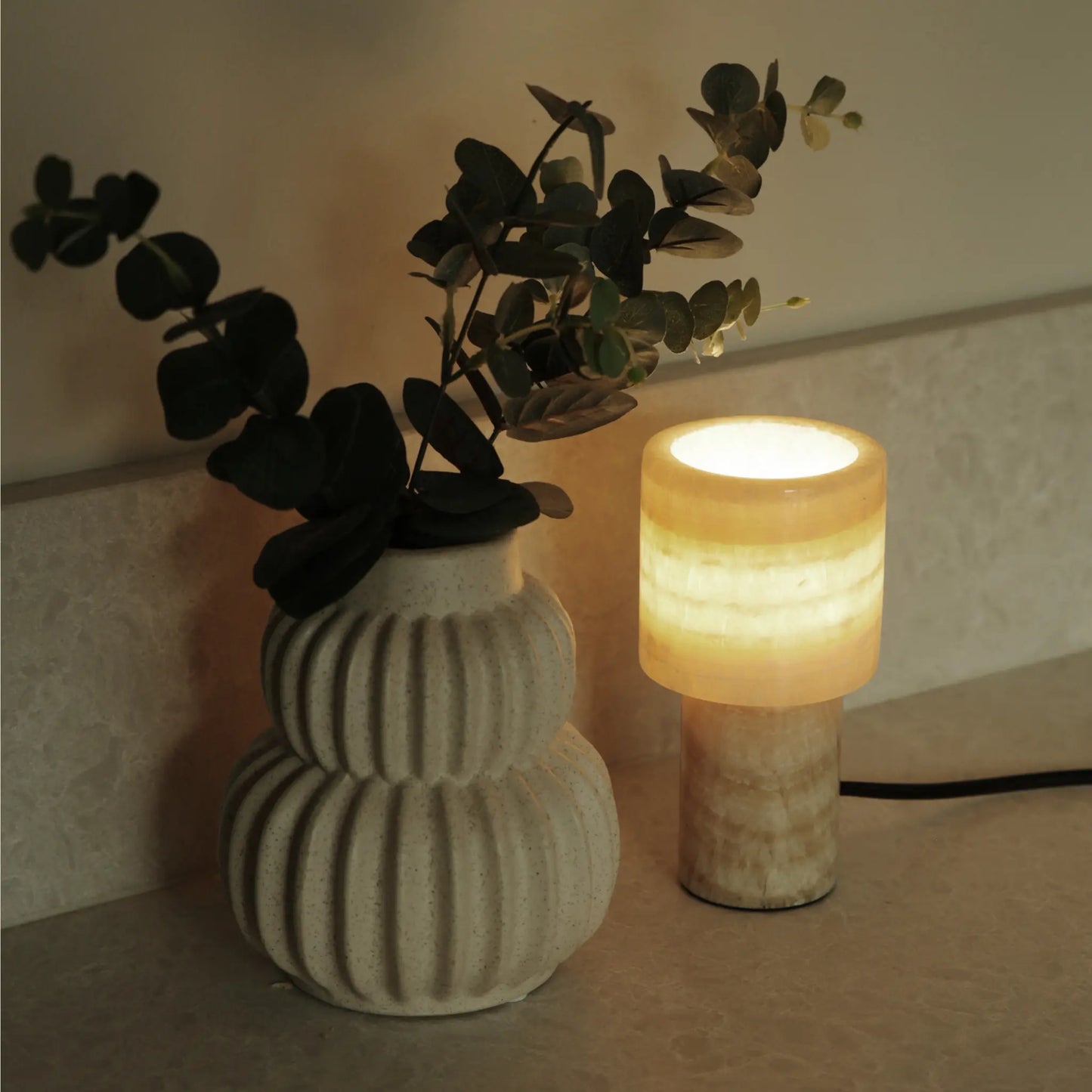 PR Home Lucie Bordslampa G9 16cm, Marmor