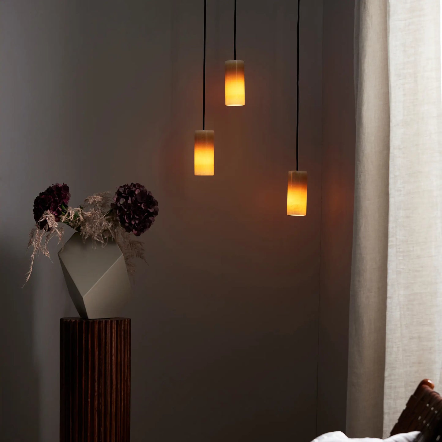 PR Home Lucie Fönsterlampa E14 7x15cm, Marmor