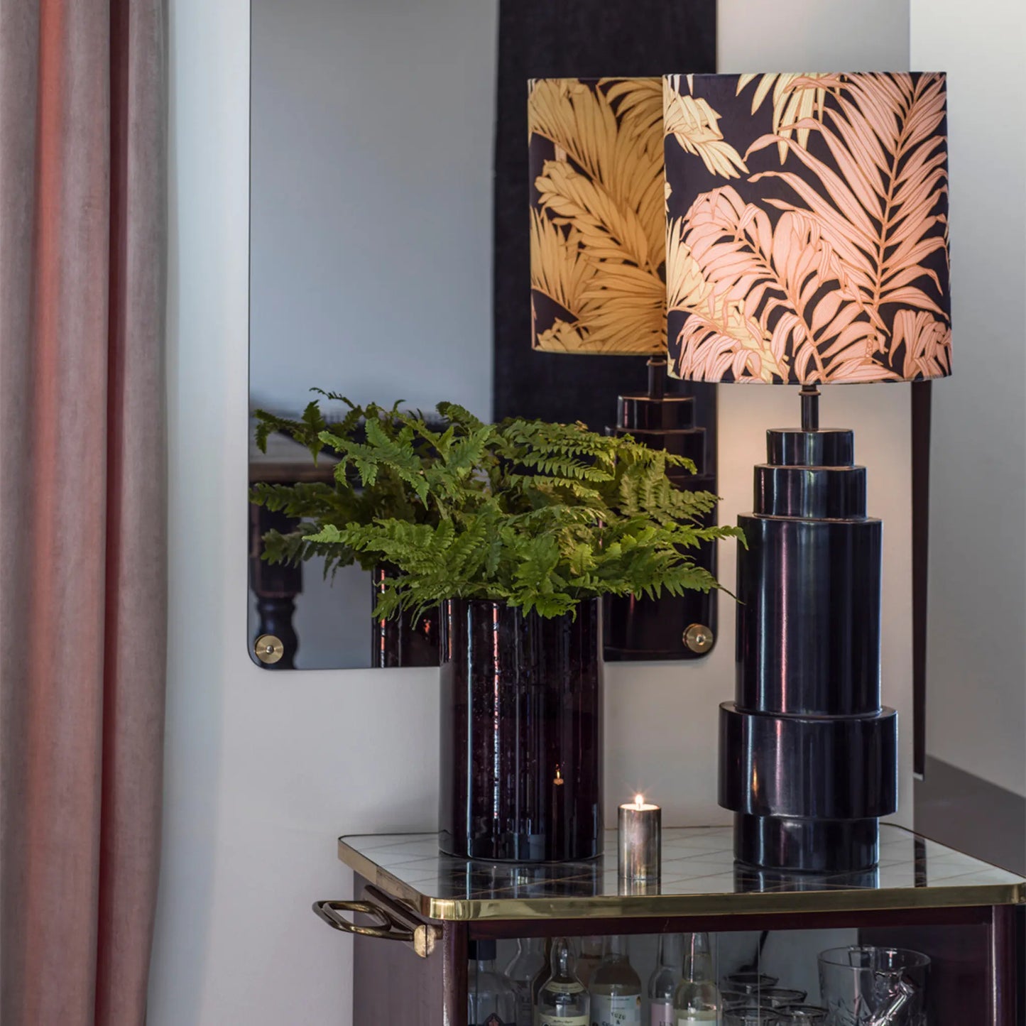 PR Home Empire Lampfot 77cm, Svart