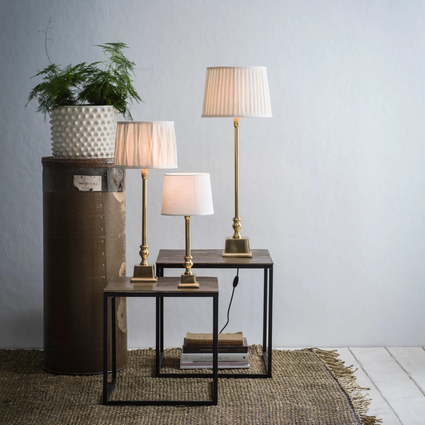 PR Home Linné Lampfot 65cm, Guld