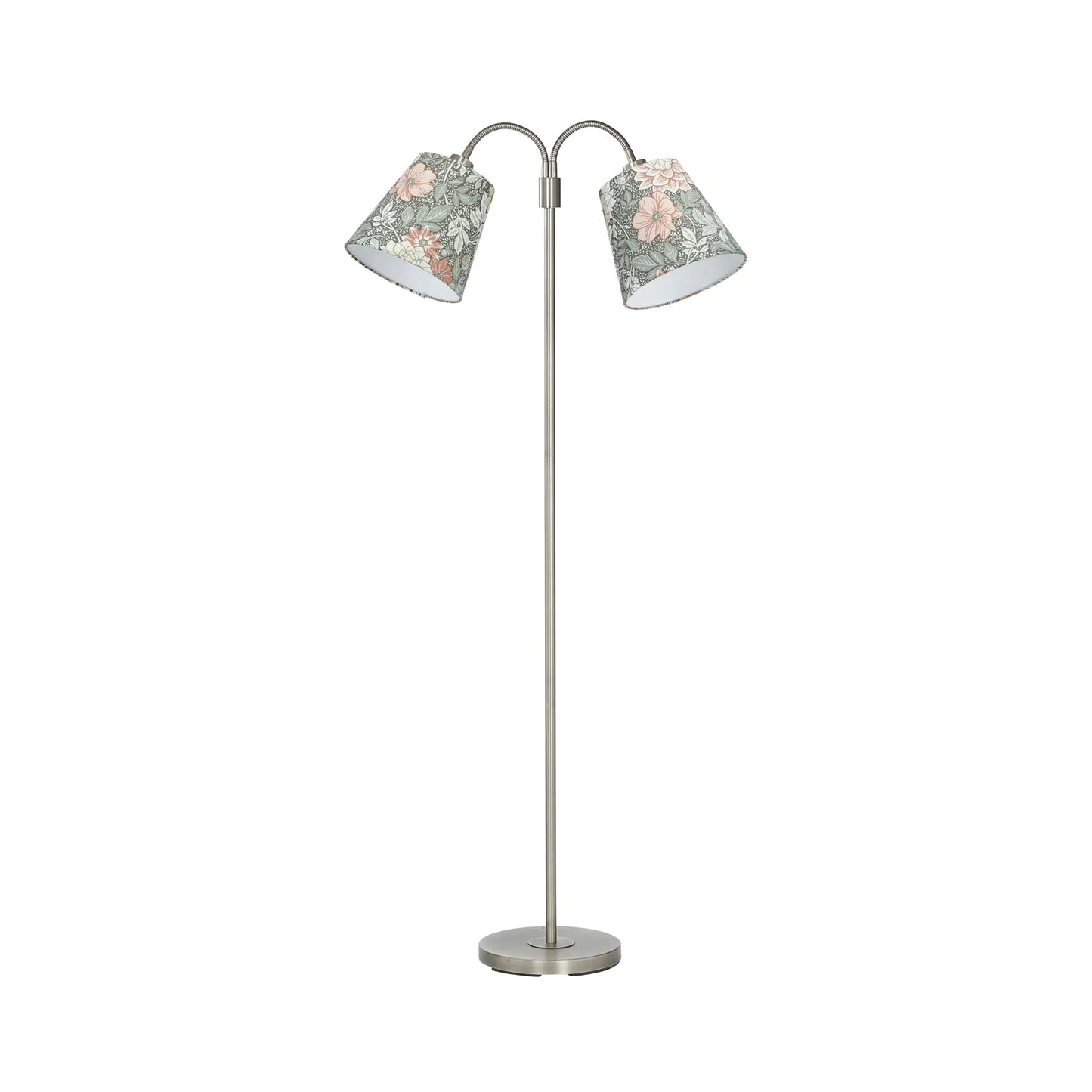 PR Home Amy Flex Golvlampa 25 cm, Krom/Grön