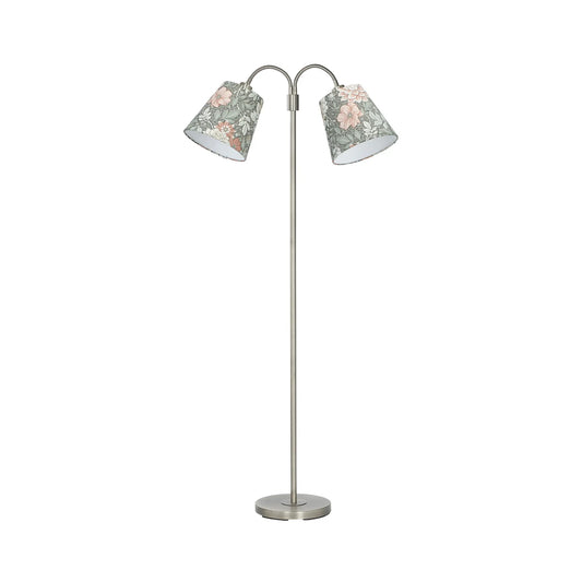 PR Home Amy Flex Golvlampa 25 cm, Krom/Grön