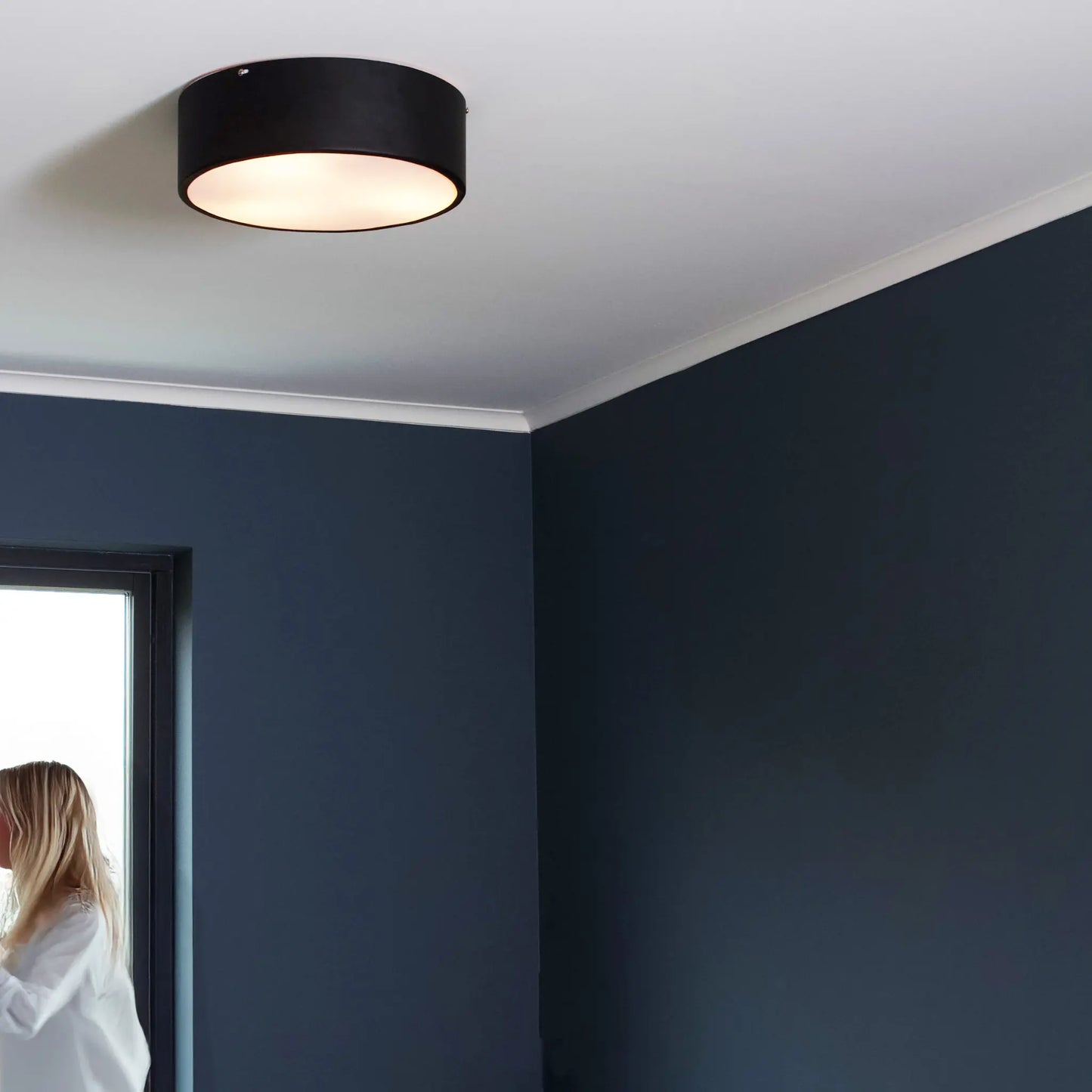 PR Home Colmar Plafond 41cm, Svart