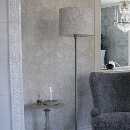 PR Home Amy Golvlampa Krom 25cm, Acanthus