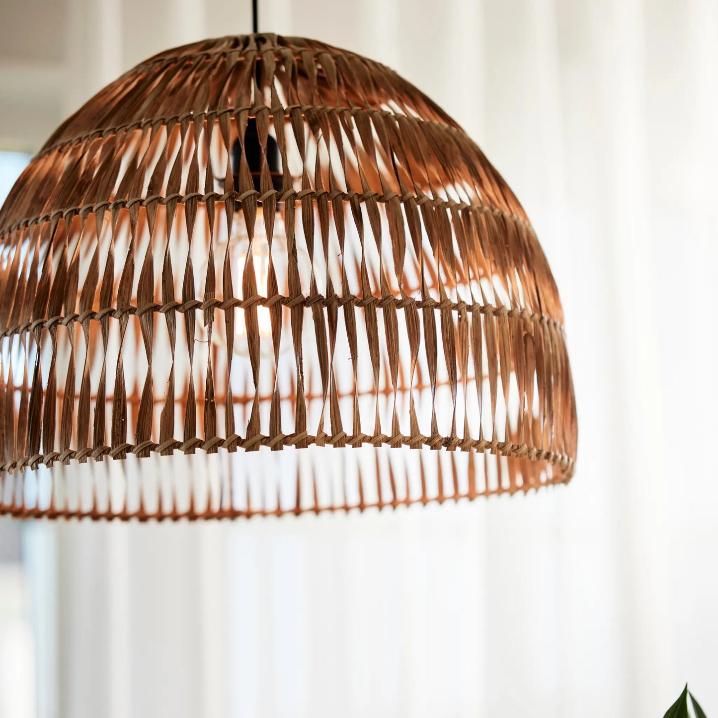 PR Home Lace Taklampa 37 cm, Natur
