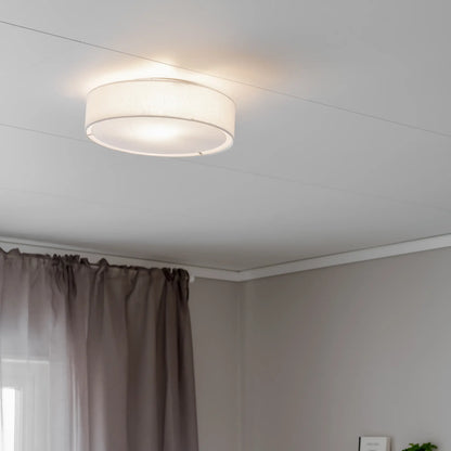 PR Home Sam Plafond 33 cm, Linne/Vit