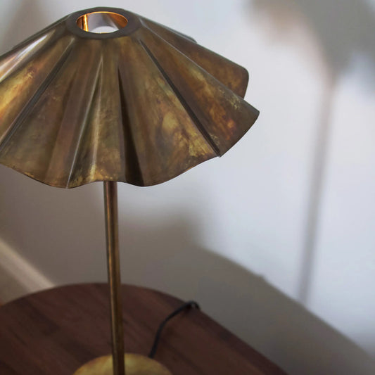 PR Home Aira Bordslampa 46 cm, Oil Brass