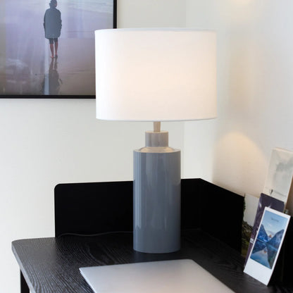 PR Home Solo Bordslampa 55 cm, Vit/Blank Denim