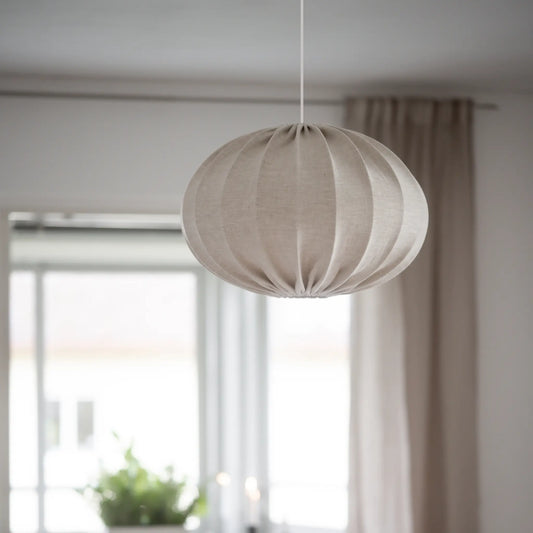 PR Home Hilma Takskärm Lin 50 cm, Natur/Vit