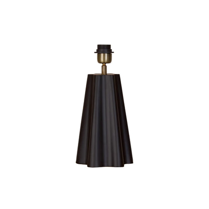 PR Home Aira Lampfot 34cm, Svart/mässing