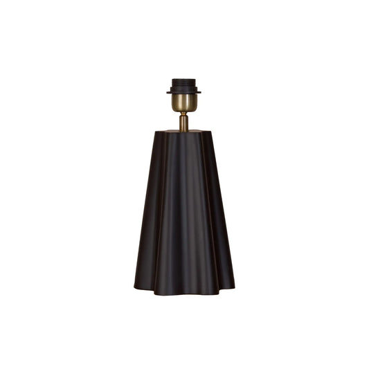 PR Home Aira Lampfot 34cm, Svart/mässing