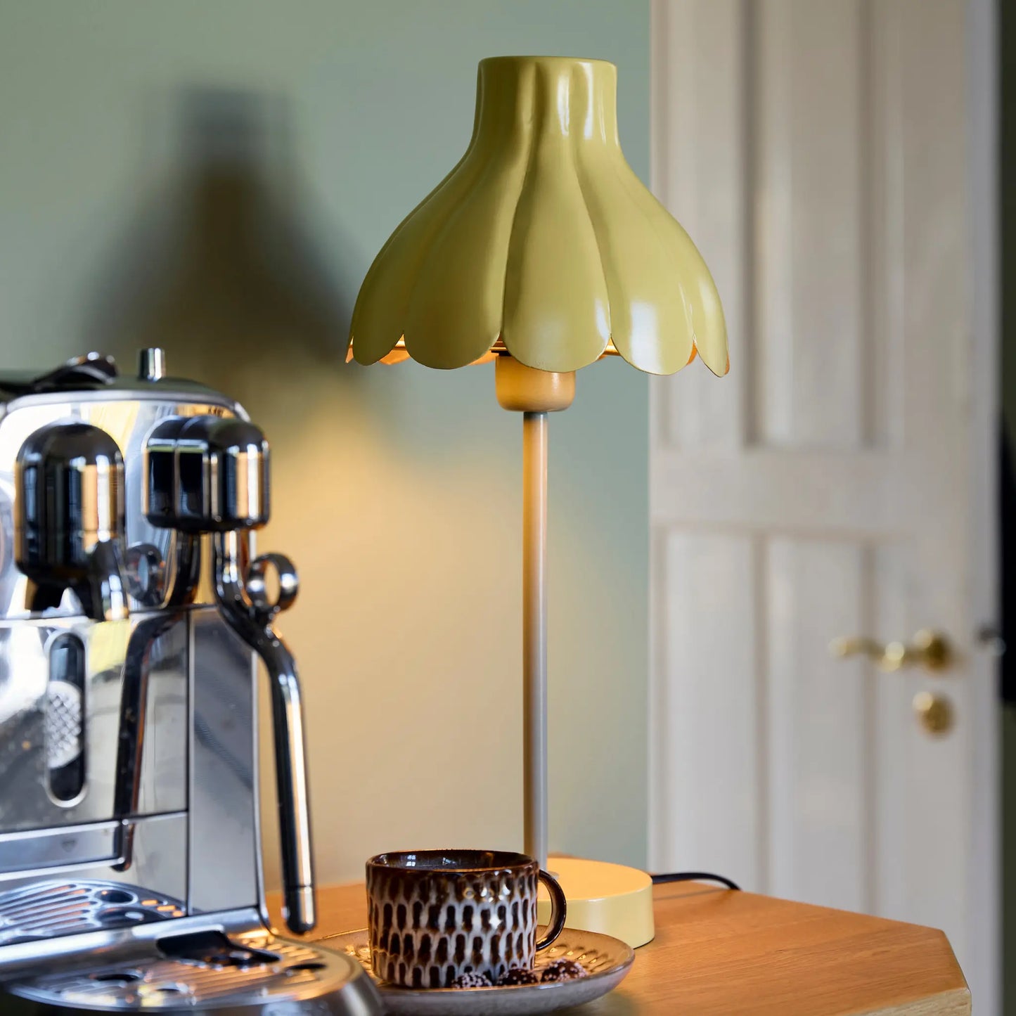 PR Home Wera Bordslampa 47cm, Gul/Grön