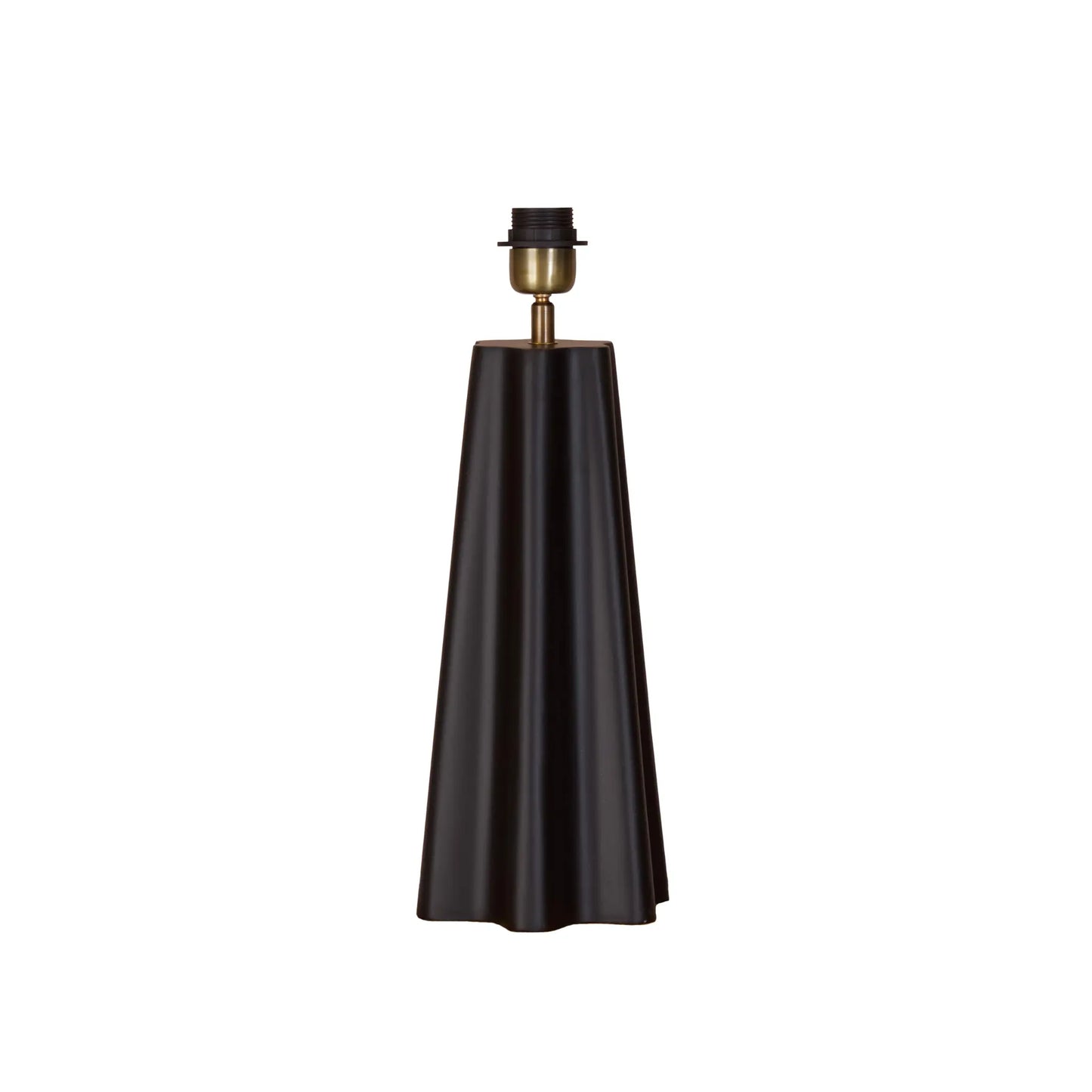 PR Home Aira Lampfot 44cm, Svart/mässing