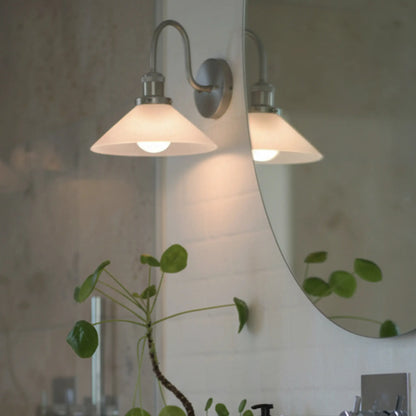 PR Home August Vägglampa ip23 25 cm, Opal Krom
