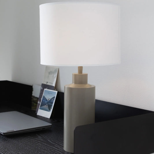 PR Home Solo Bordslampa 55 cm, Vit/Matt Beige