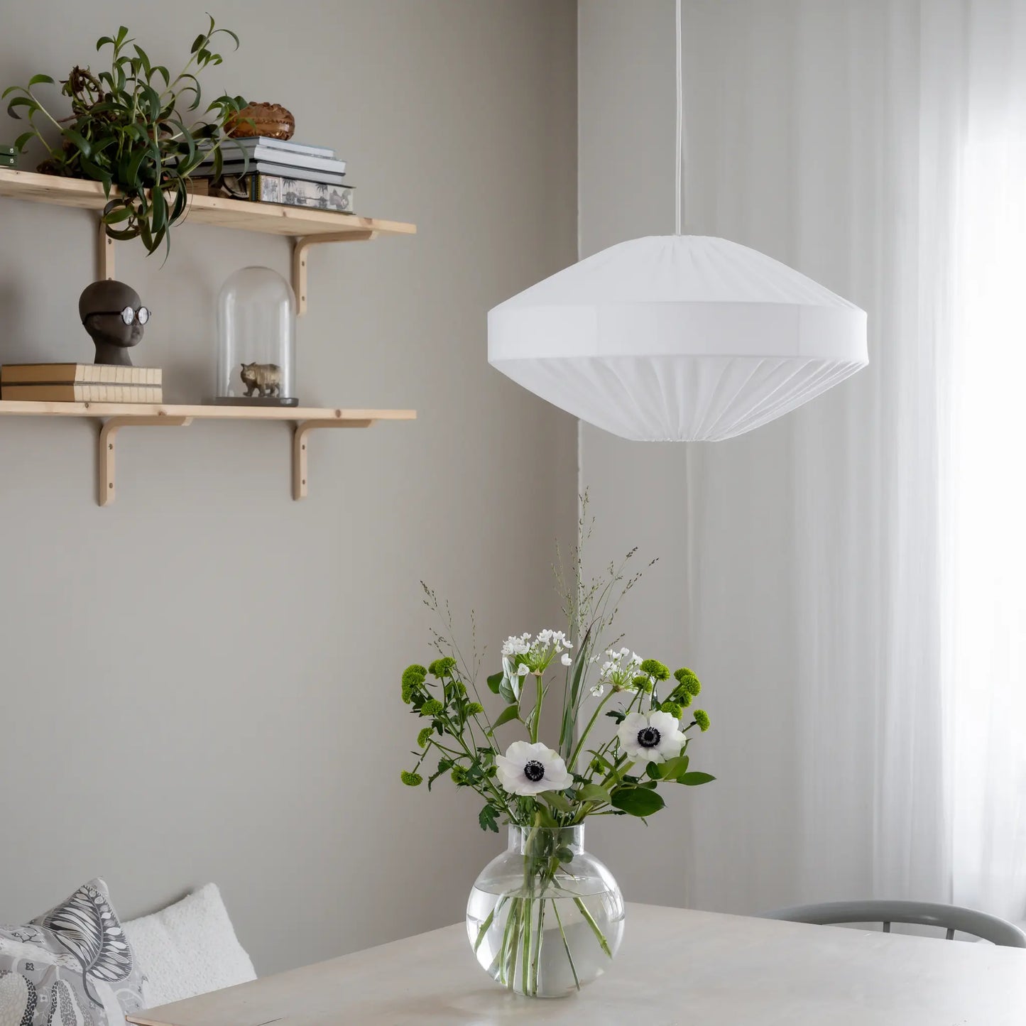 PR Home Edith Taklampa 50cm, Vit