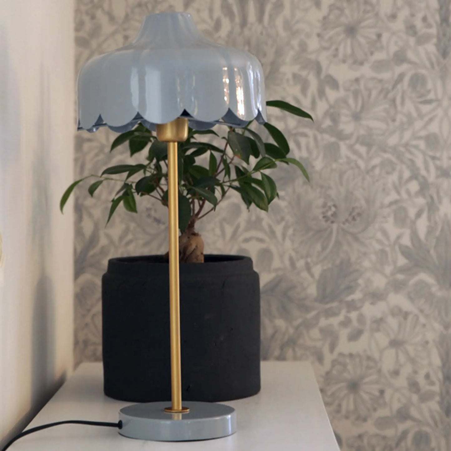 PR Home Wells Bordslampa 50 cm, Denim/Guld