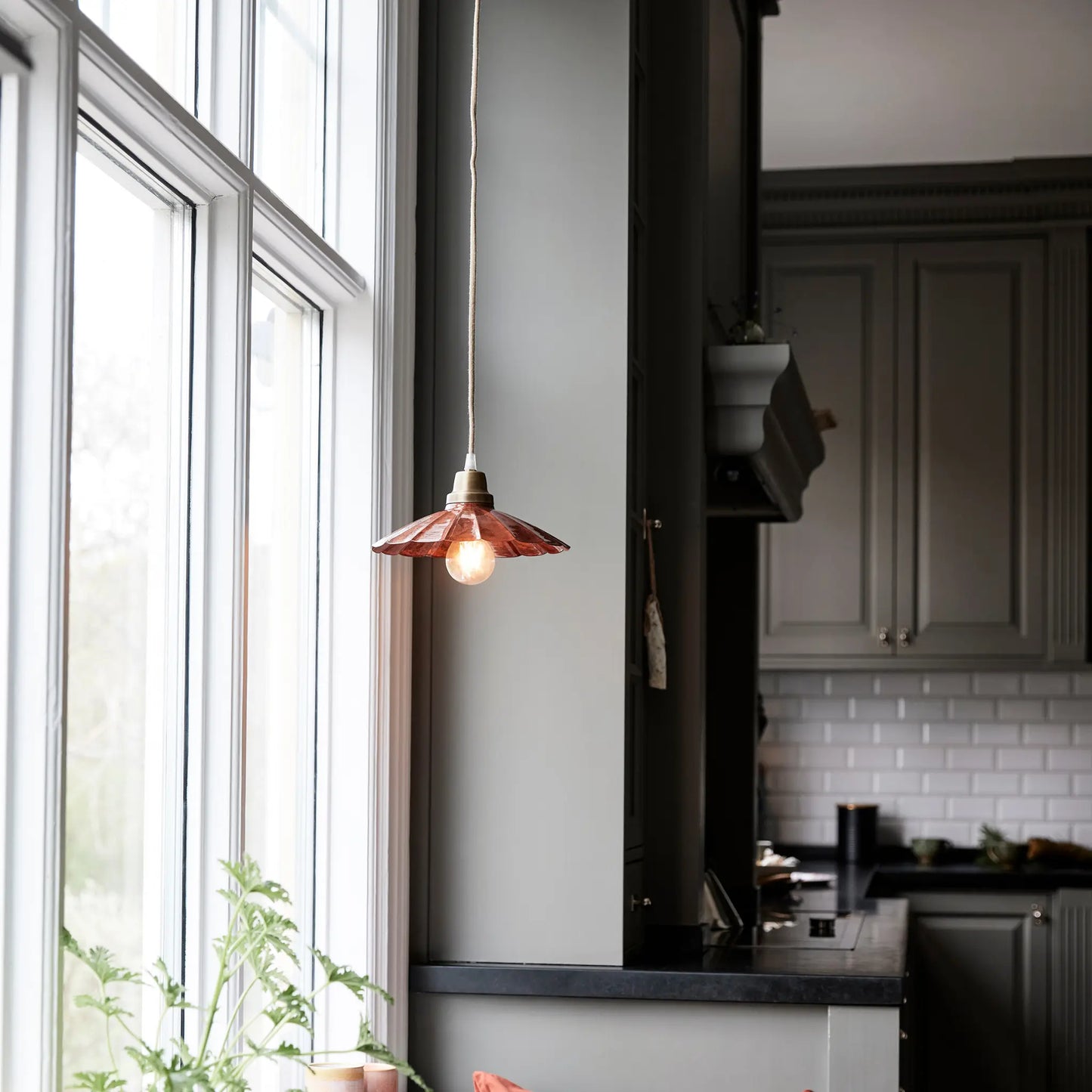 PR Home Ester Fönsterlampa 24cm, Terracotta