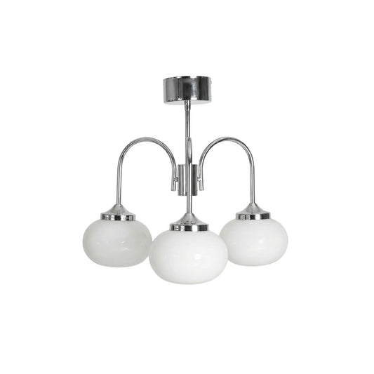 PR Home Elsy Plafond 50cm, Vit Krom