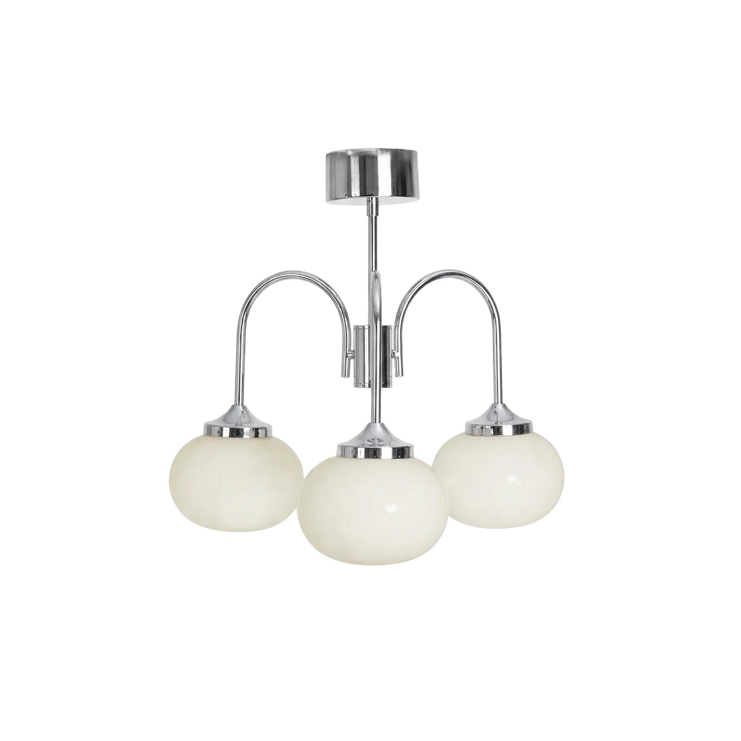 PR Home Elsy Plafond 50cm, Vit Krom