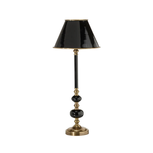 PR Home Abbey Lampfot 50cm, Svart/antikmässing