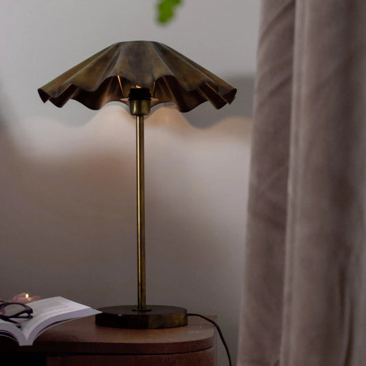 PR Home Aira Bordslampa 54 cm, Oil Brass