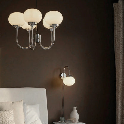 PR Home Elsy Taklampa 35.5cm, Vit Krom