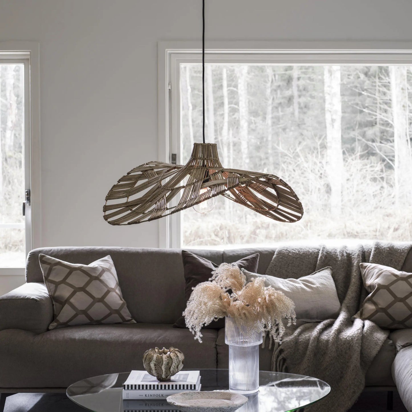 PR Home Wella Taklampa 81 cm, Natur
