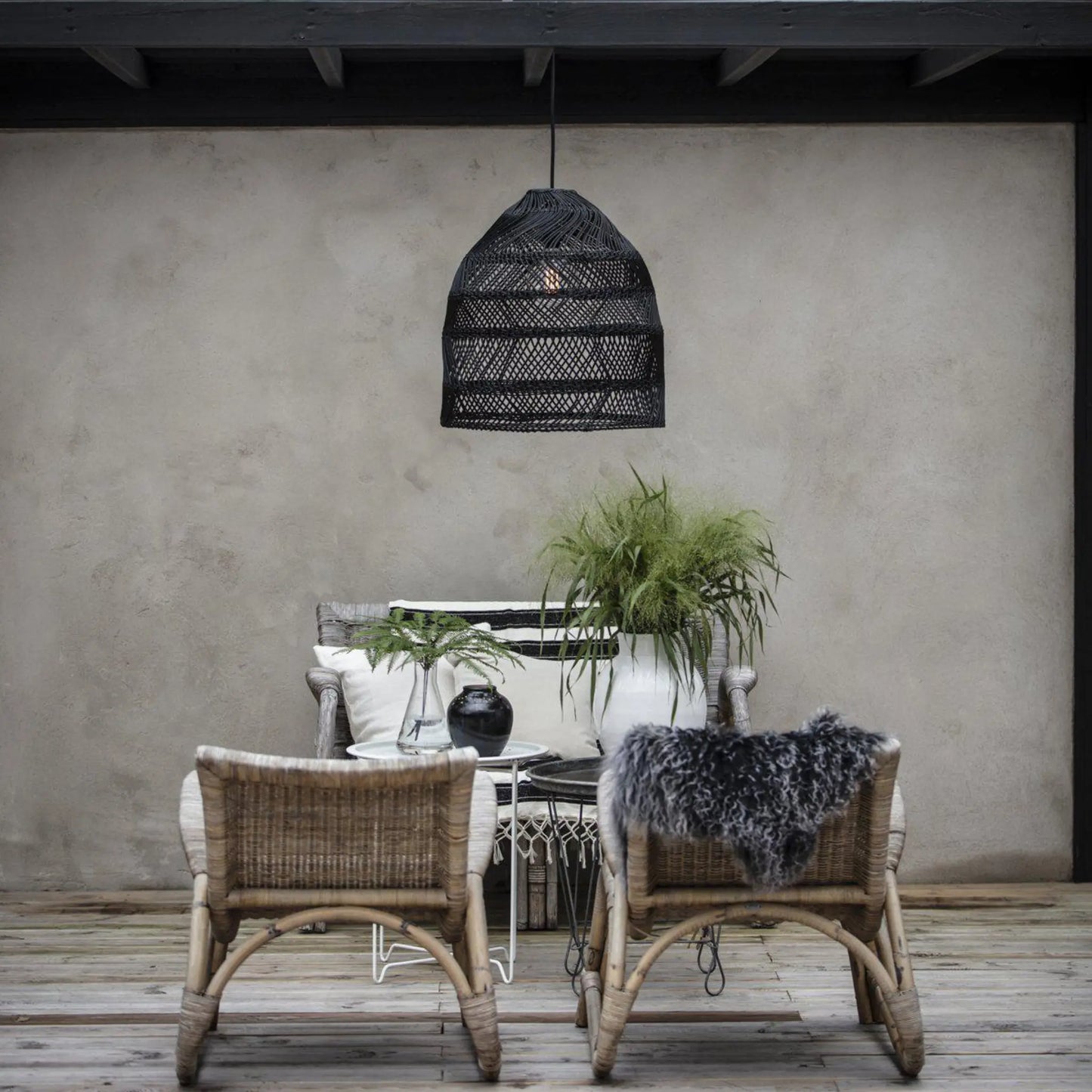 PR Home Maja Taklampa 45 cm, Black
