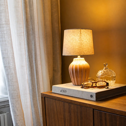 PR Home Lyon Bordslampa 31cm, Ljus Rosa