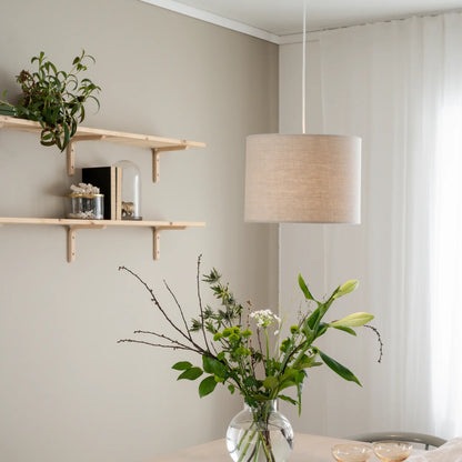 PR Home Sara Taklampa 35 cm, Linne/Natur