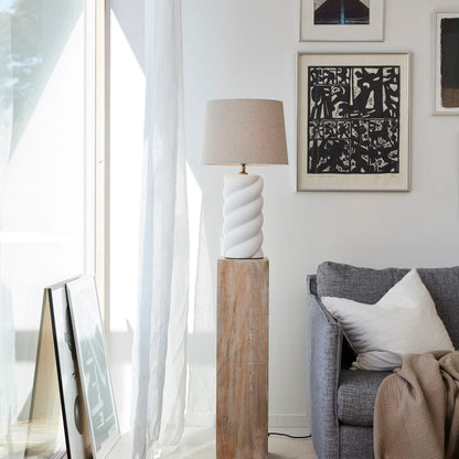 PR Home Spin Lampfot 41cm, Vit