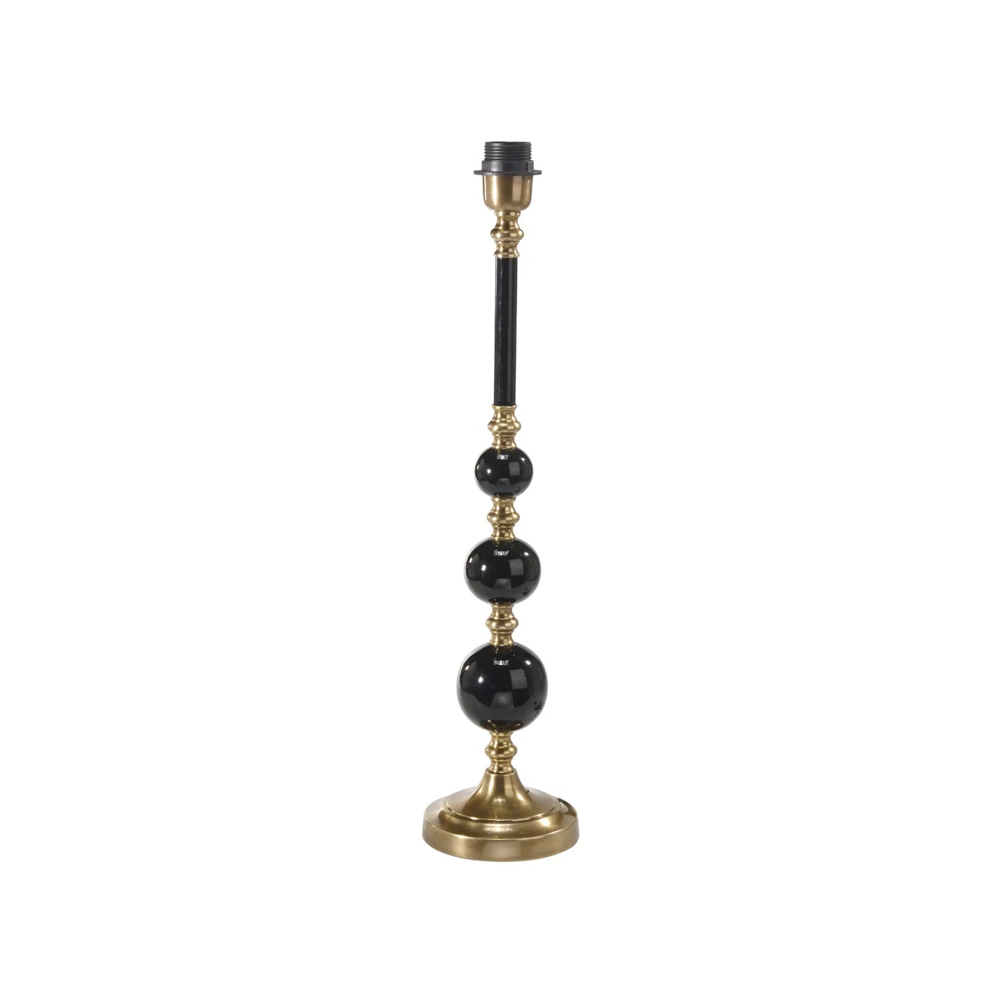PR Home Abbey Lampfot 60cm, Svart/antikmäss