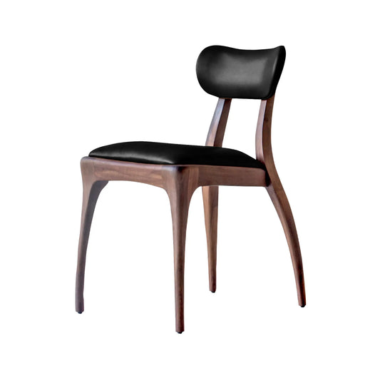 Wikholm Form Reeves Stol 2-Pack, Valnöt/Svart