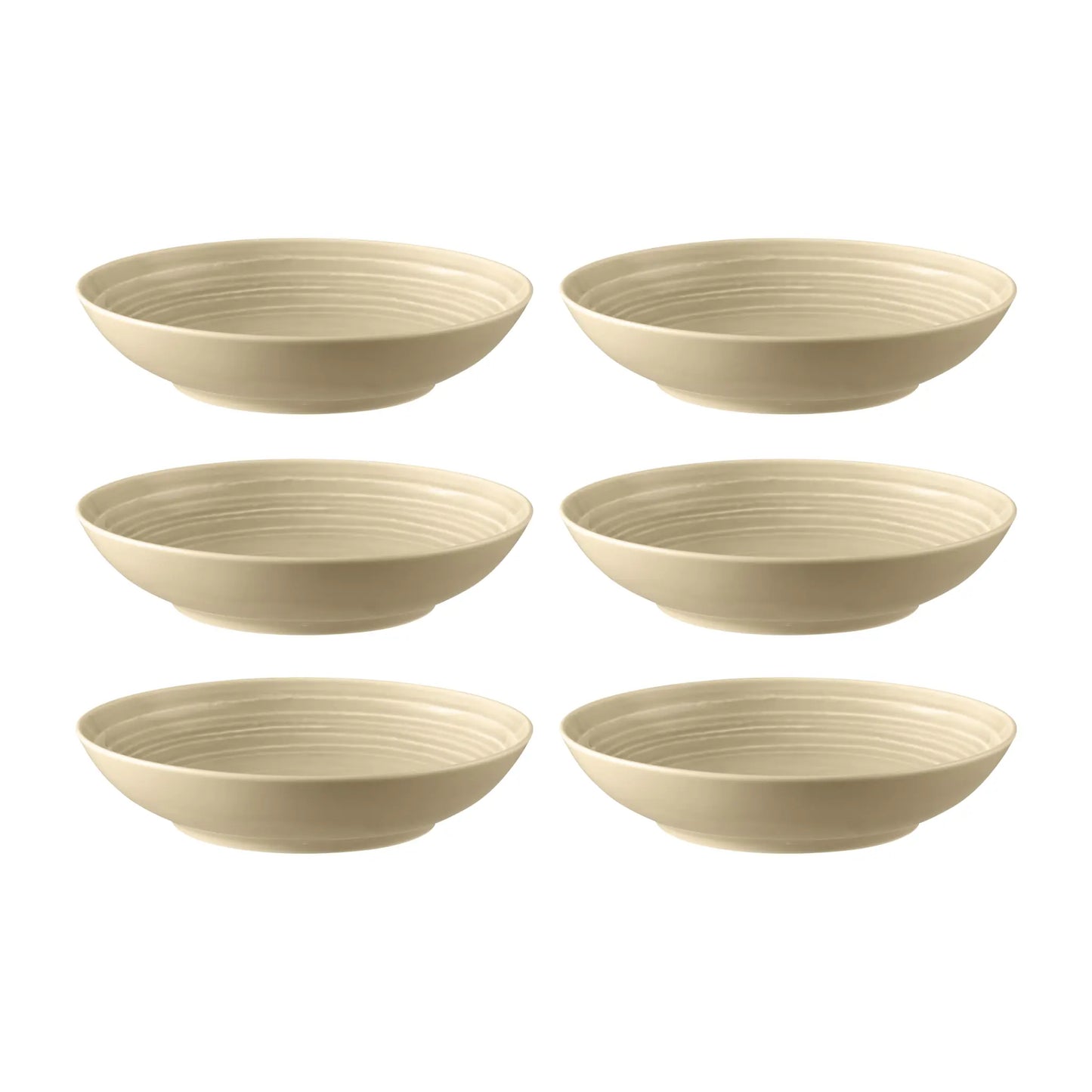 Seltmann Weiden Terra Tallrik Djup 21 cm 6-pack, Sandbeige