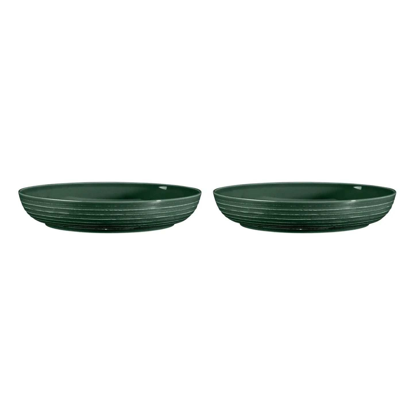 Seltmann Weiden Tallrik Terra Djup 28 cm 2-pack, Mossgrön